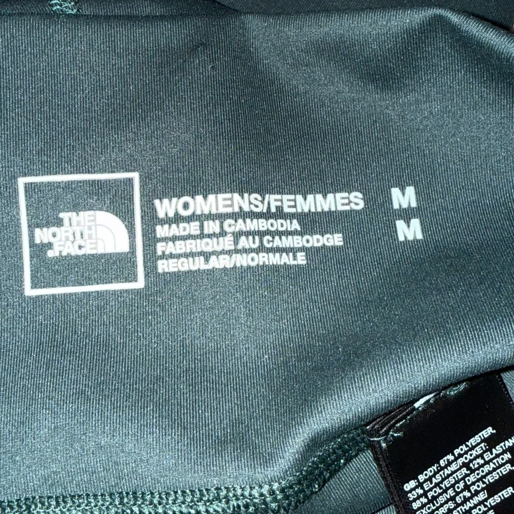 North Face Paramount Women’s Green Leggings- Medium